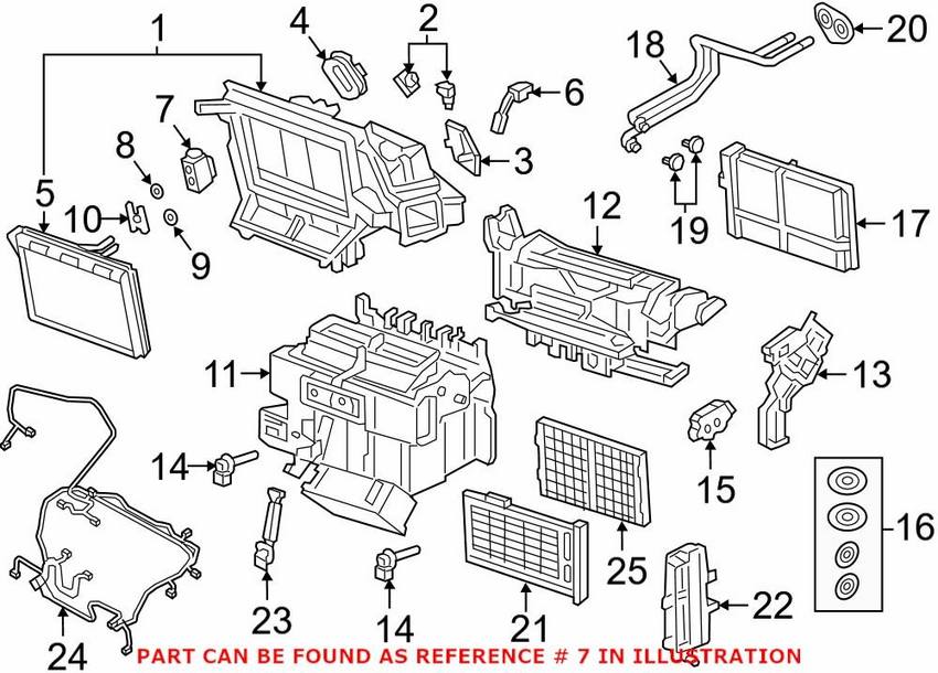 Audi A/C Expansion Valve 8W0816679